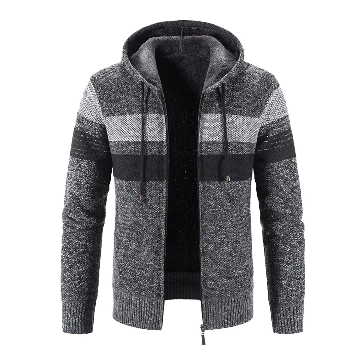 Мужское зимнее пальто с длинным рукавом Winter Coat 3XL, Dark Grey #4