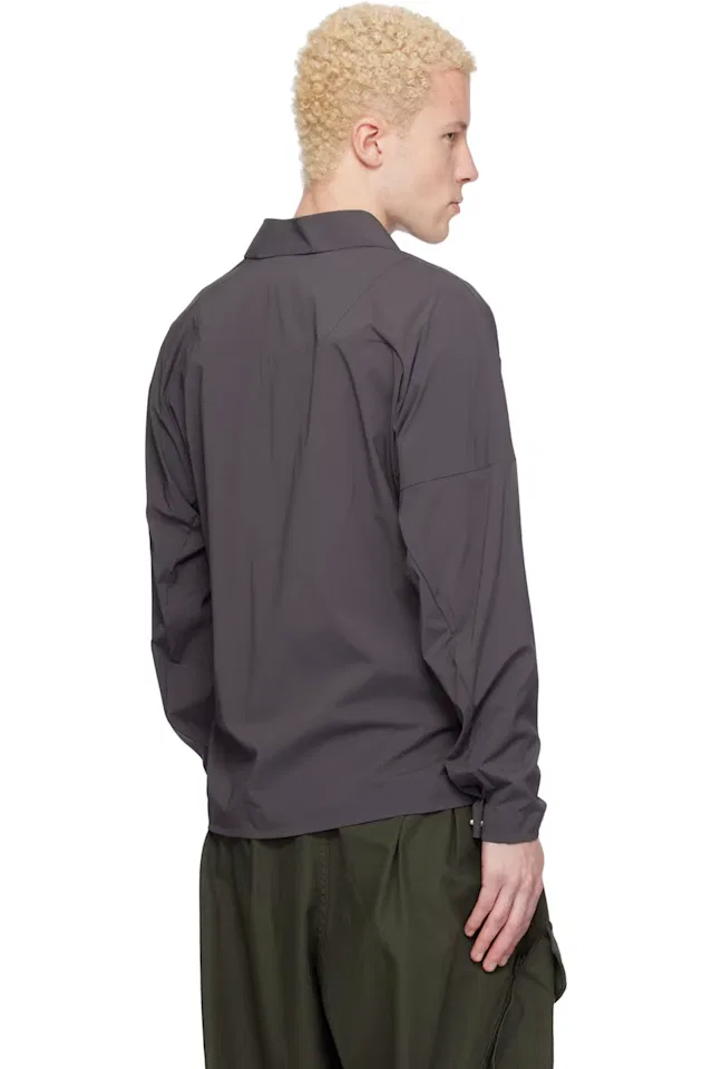 Серая куртка Stellina из перерабанного эластичного нейлона Stone Island — фото 3