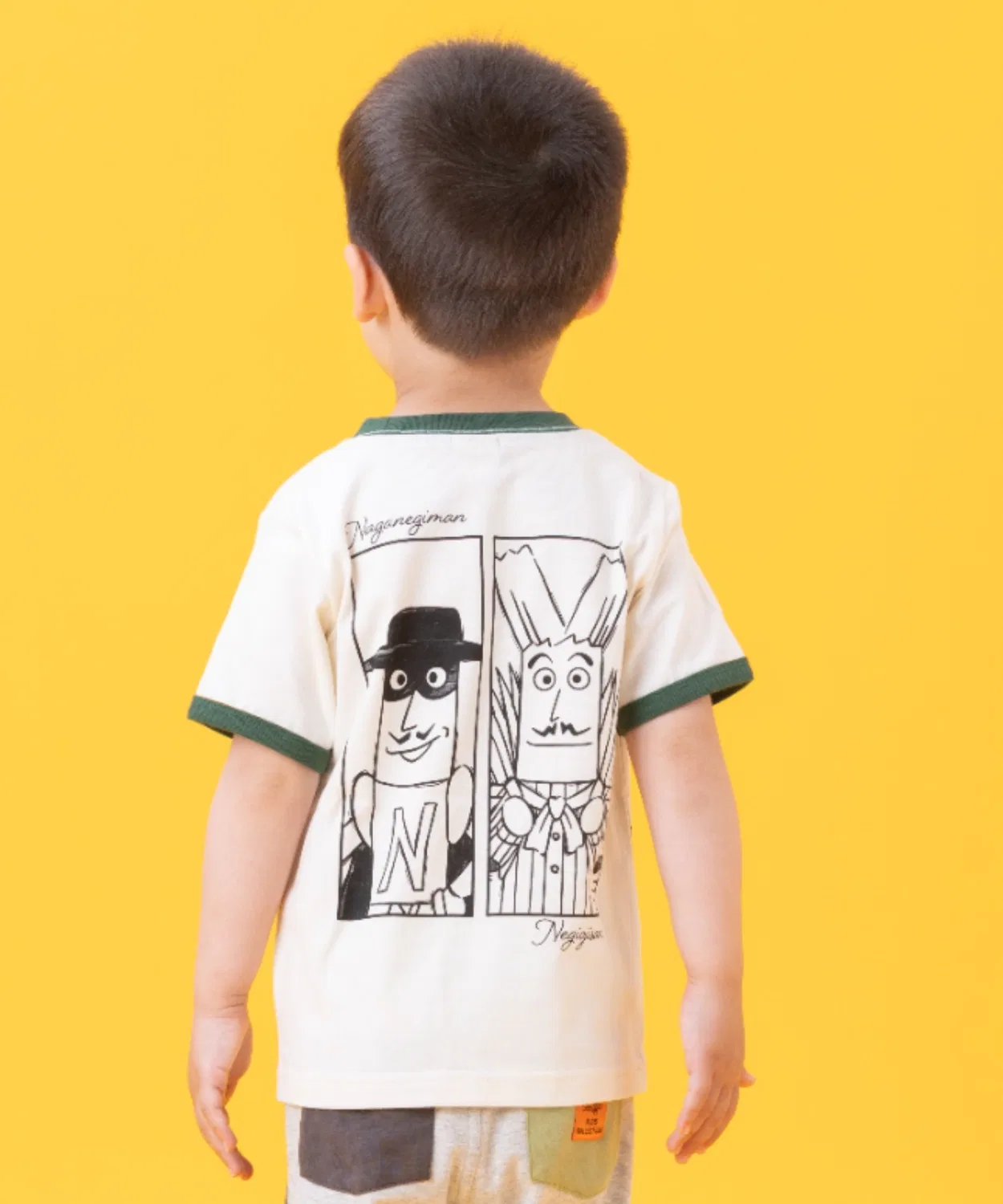 Детская футболка с принтом Наганегиман ANPANMAN KIDS COLLECTION, Off White — фото 2