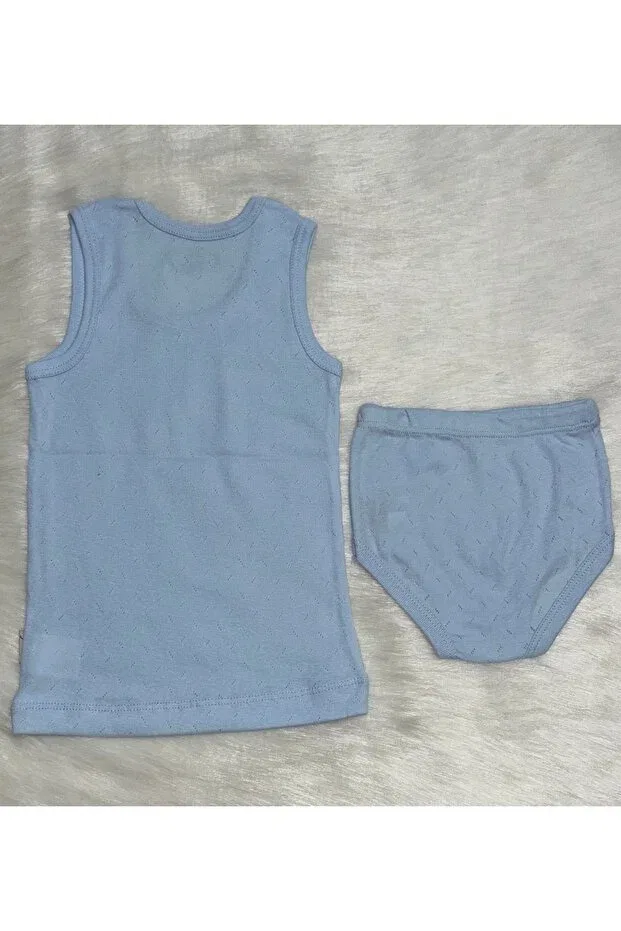 Детский комплект для мальчиков хлопковый Yeka Bebe, Blue — фото 2