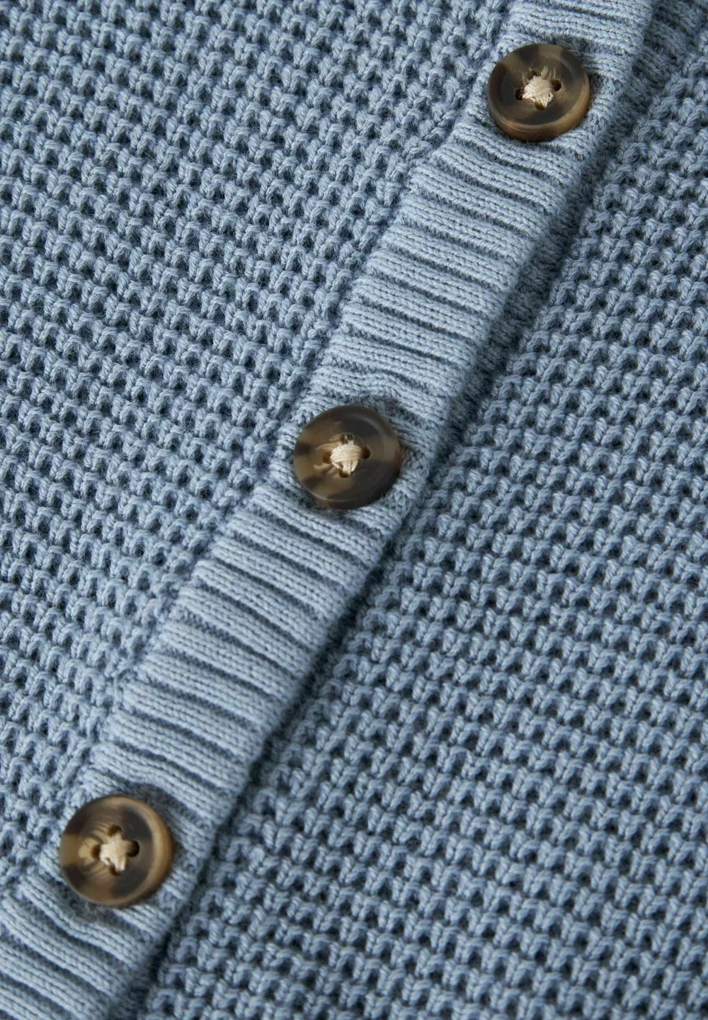 Nbnbubba ls knit card noos unisex - cardigan Name It, Ashley Blue1 — фото 3
