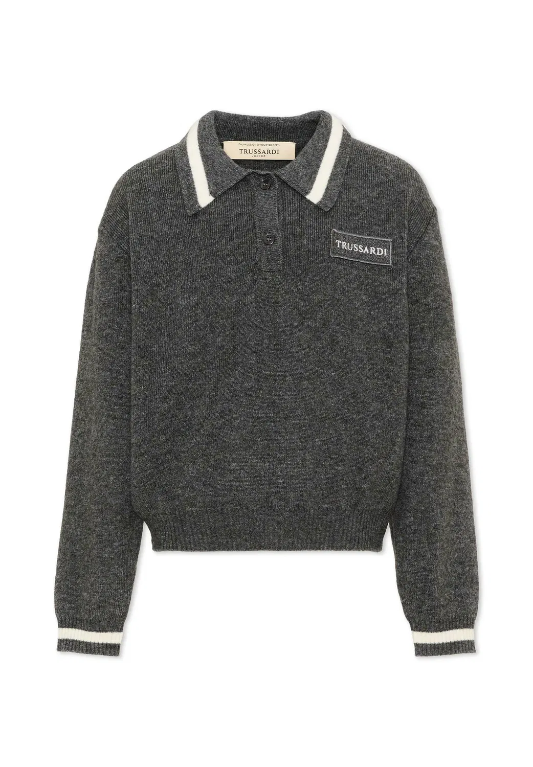 Maglione - рубашка поло Tru Trussardi Junior, Grey