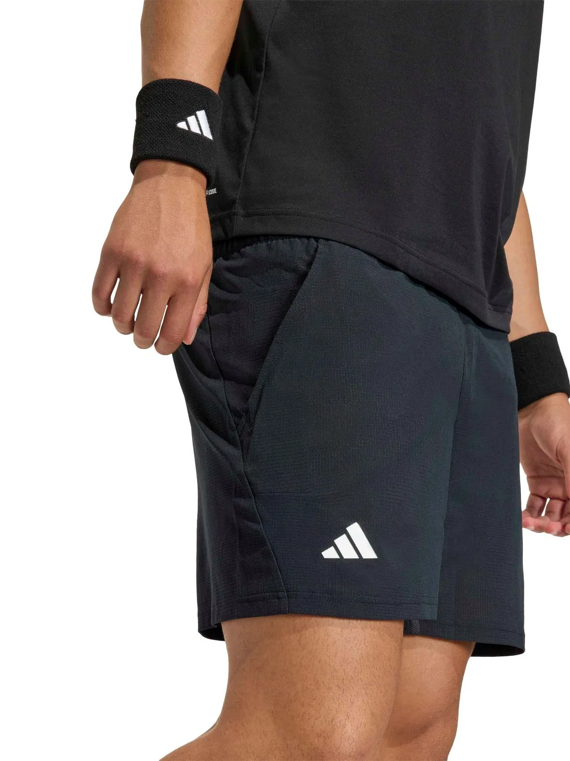 Шорты теннисные Ergo 5 дюймов adidas, черный — фото 3