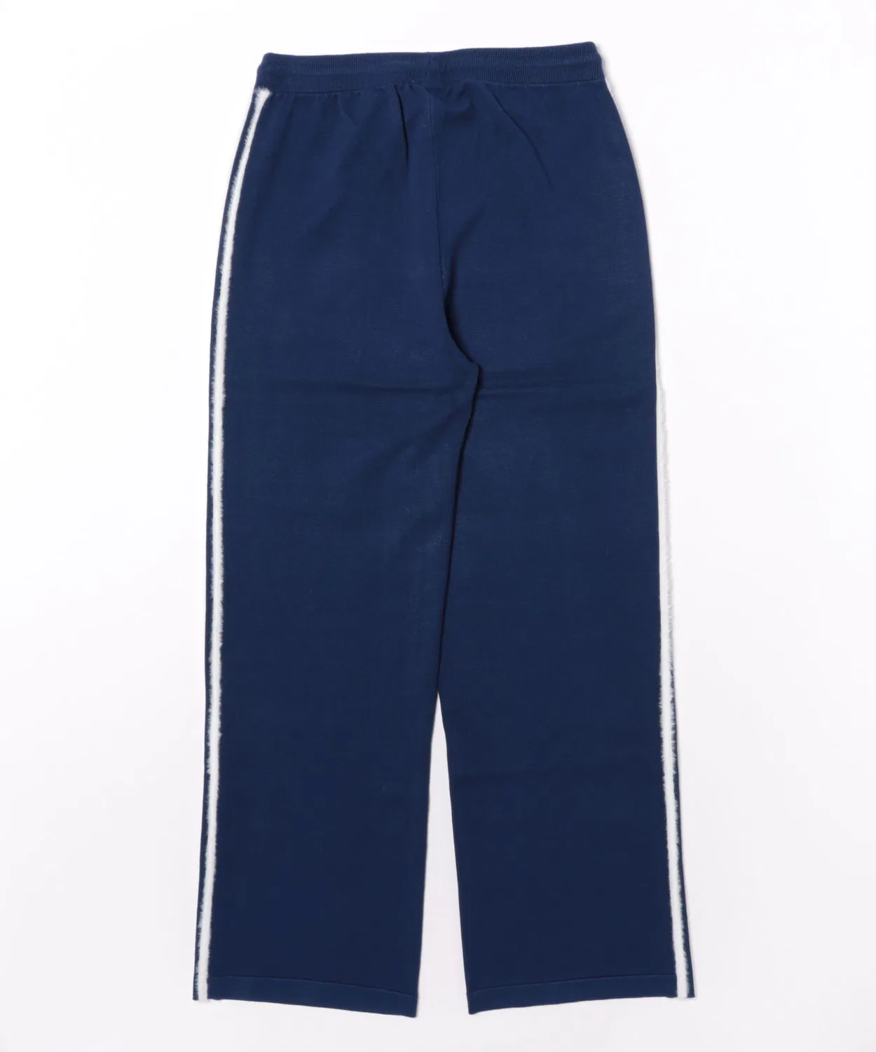 Женские спортивные штаны прямого кроя с логотипом Adidas Firebird Trackpant, Darkblue/White — фото 2