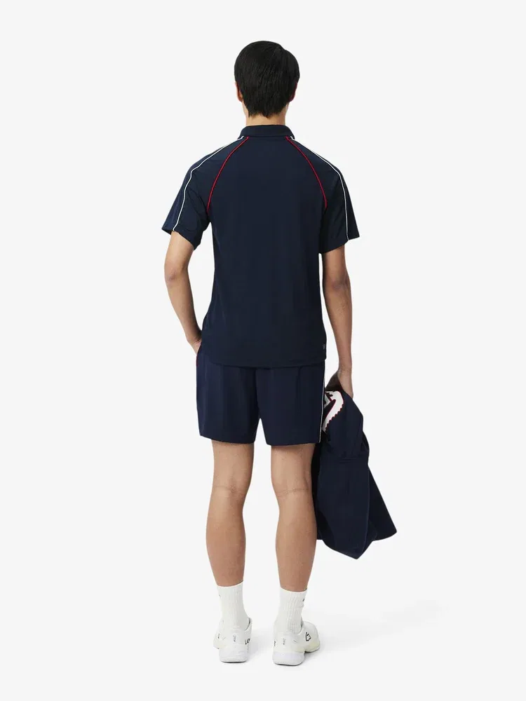 Шорты теннисные French Team LACOSTE, Navy — фото 3