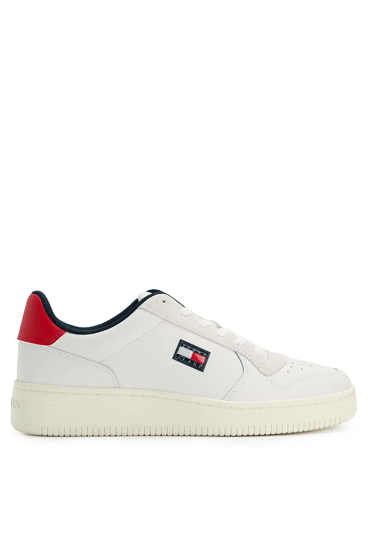Кроссовки, ретро-дизайн, Tommy Jeans Tommy Hilfiger, экрю