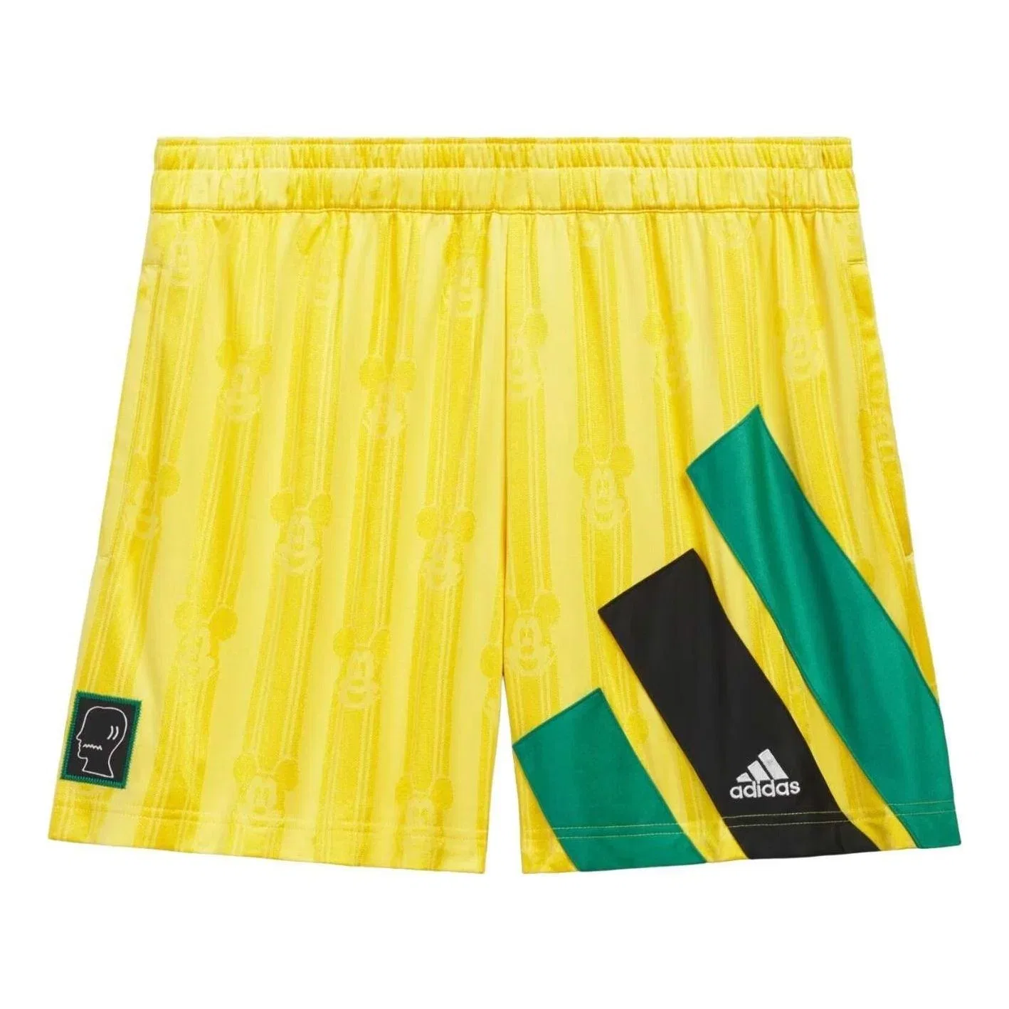 Мужские шорты с принтом Adidas x Brain Dead x Disney Bold Gold, золотистый