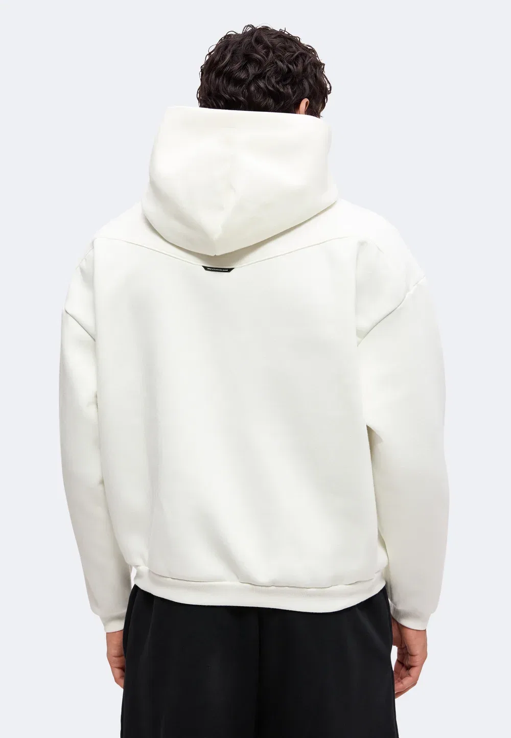 Стандартная модель - толстовка Nike Performance, Sail/Black — фото 3