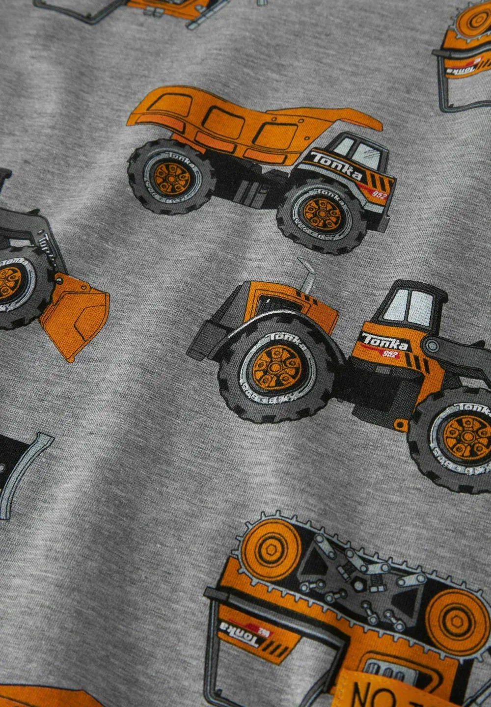 Nmmjimmy tonka ss nreg top cplg - print t-shirt Name It, Grey Melange — фото 3