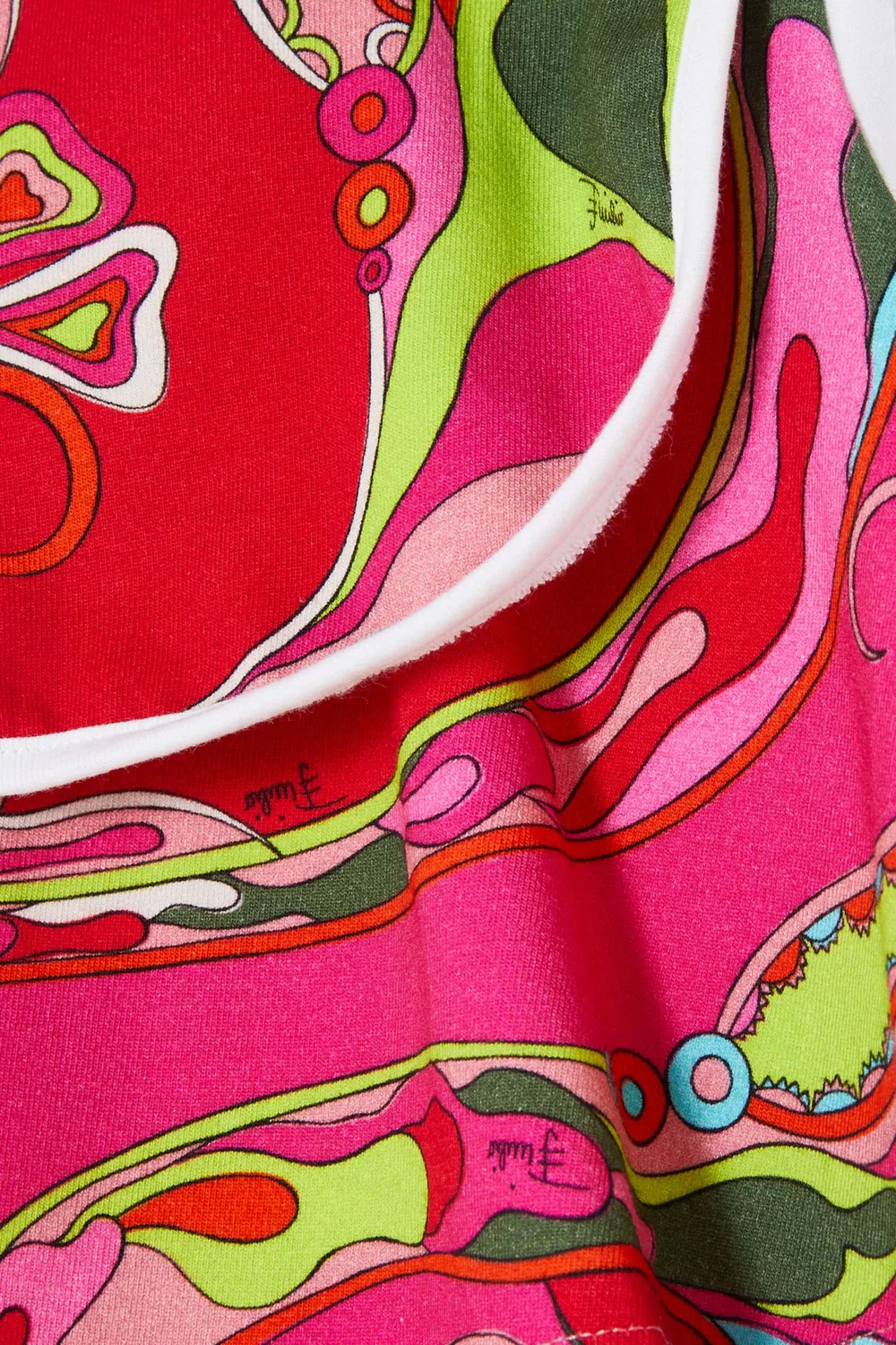 Комплект боди-комбинезона с принтом, шапочкой и слюнявчиком Emilio Pucci — фото 4