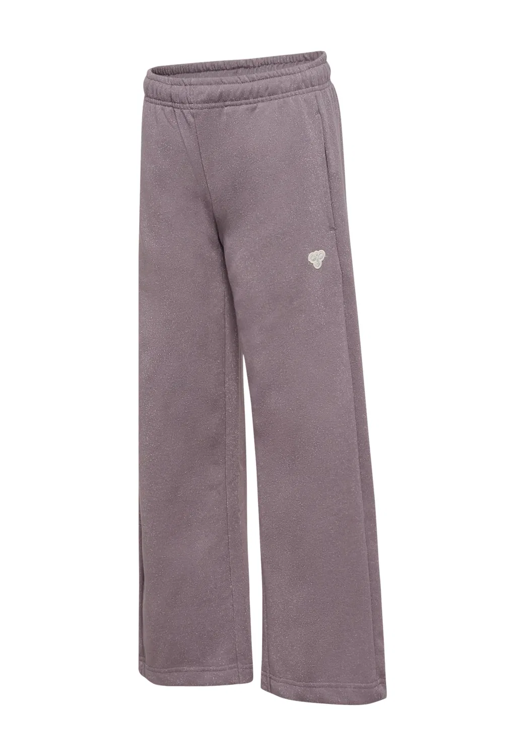 Hmljr свободные блестящие штаны с пчелой - спортивные штаны Hummel, Gray Ridge — фото 3