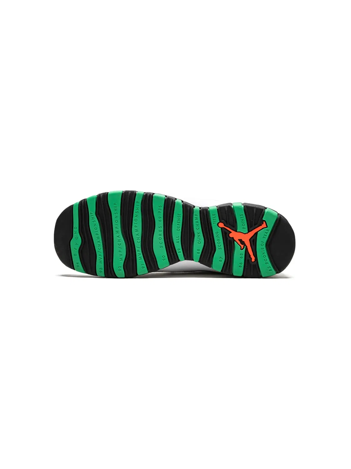 Кроссовки Air Jordan 10 Retro 30th "Verde", белый — фото 4