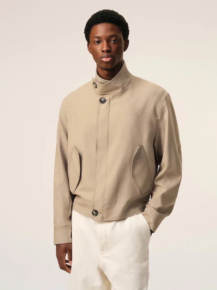 Куртка Harrington, Beige Taupe AMI PARIS — фото 2
