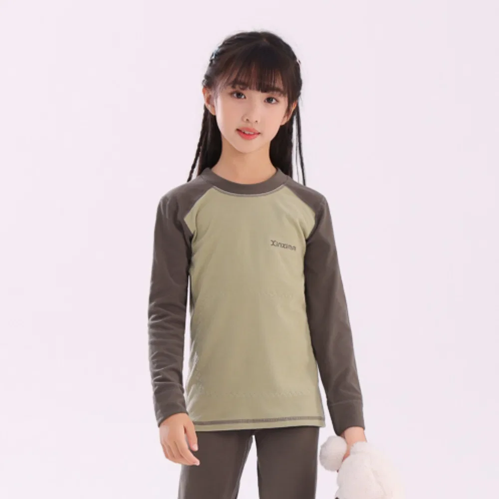 Детское термобелье Unisex Thermal Sets Cotton Gene, Vintage Green — фото 4