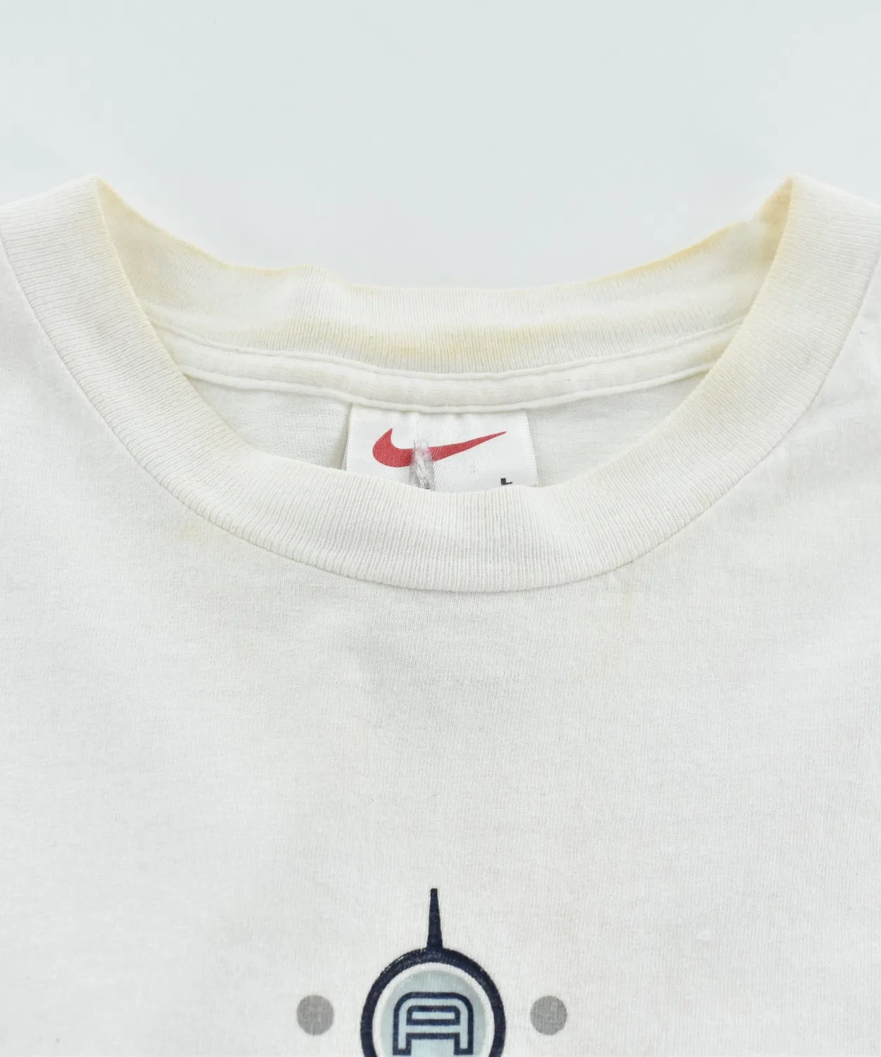 Мужская футболка с принтом AIR Nike, Белый — фото 3