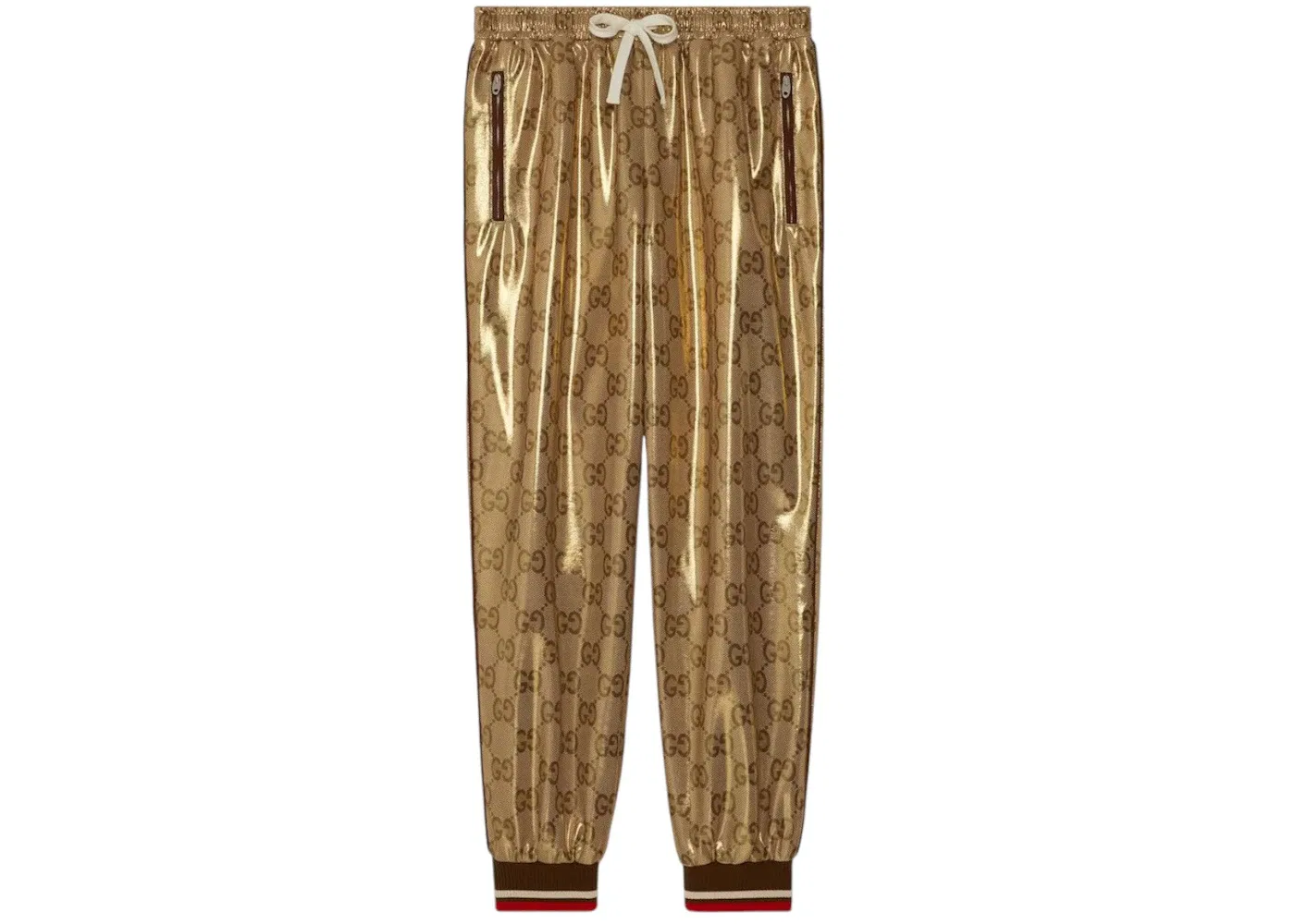 Мужские спортивные брюки из джерси Gucci Jogging Pants, Gold