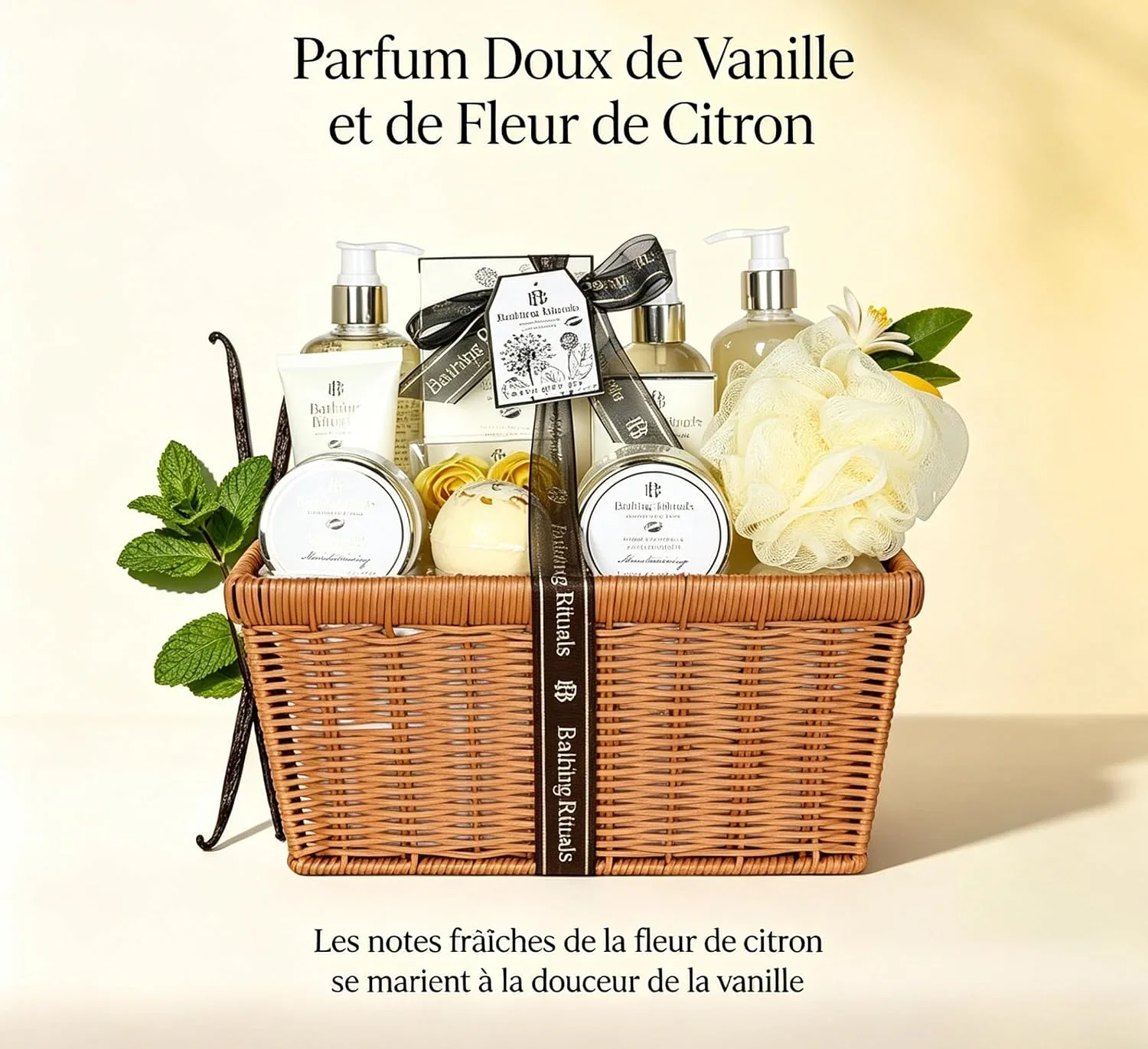 Набор для ванны, подарочный набор, GLOSS !, 1 шт, 300 мл, WARM VANILLA & LIME BLOSSOM — фото 4