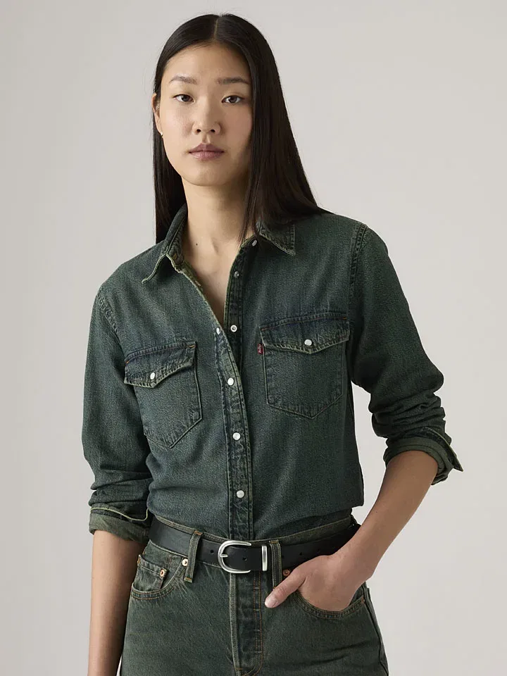 Рубашка джинсовая с длинным рукавом Levi'S, синий — фото 3