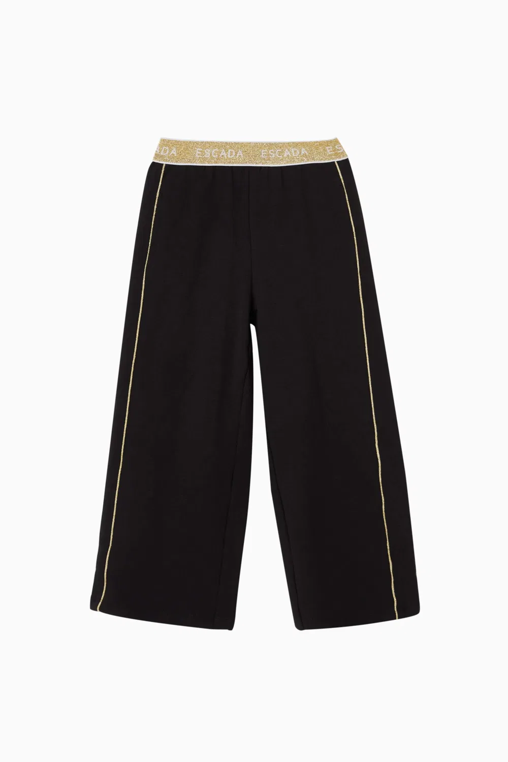 Брюки спортивные хлопковые Logo Sweatpants Escada, черный — фото 3