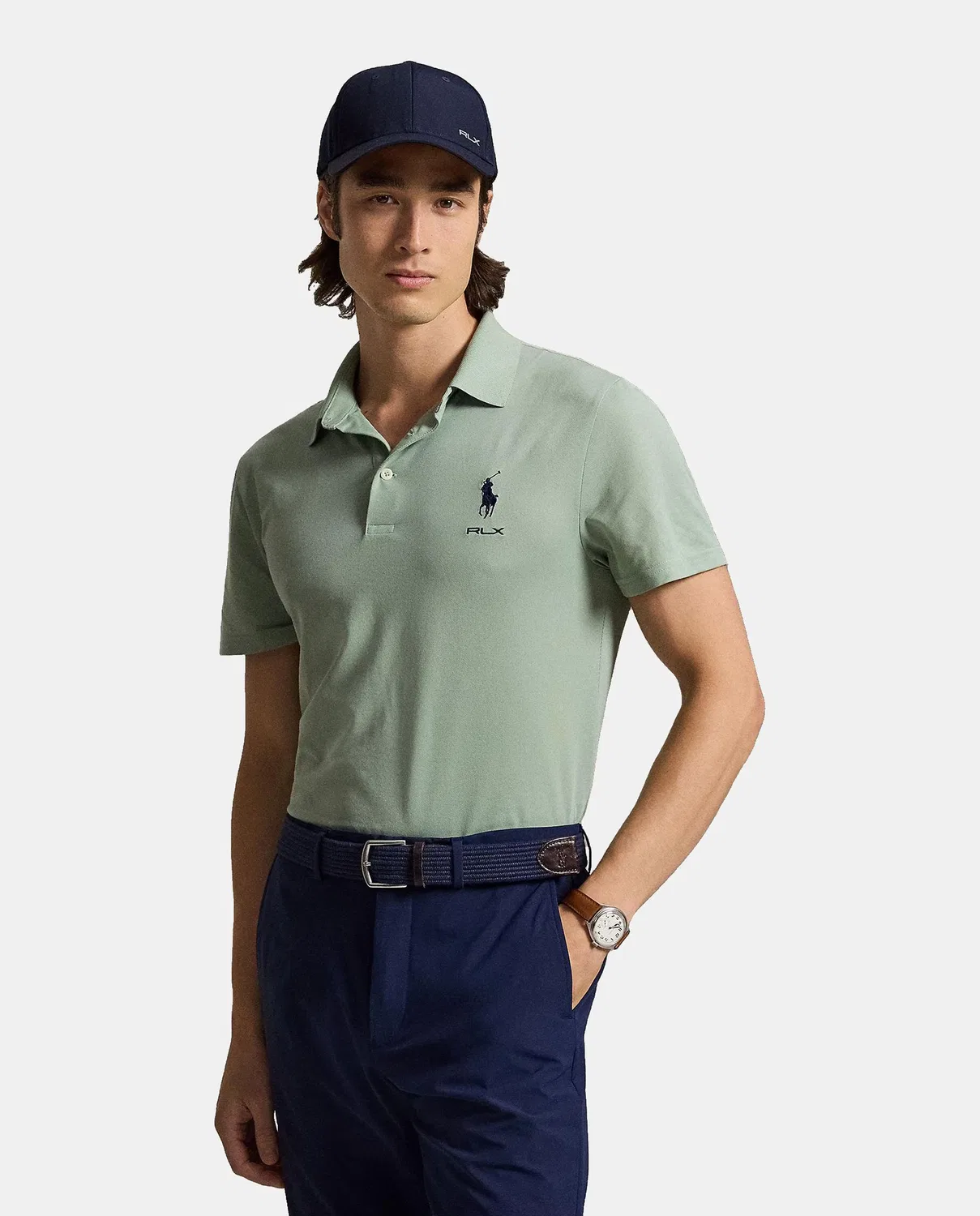 Рубашки-поло, Polo Tailored Fit, Ralph Lauren, Verde anticuario