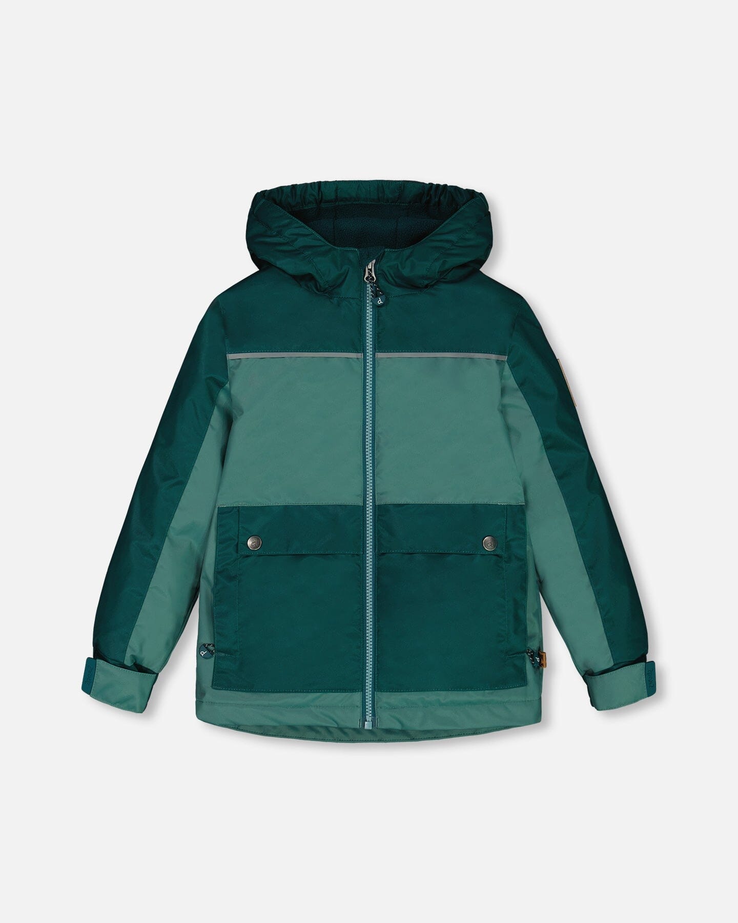 

Куртка Colorblock для демисезона, лесной зеленый и изумрудный Deux par Deux
