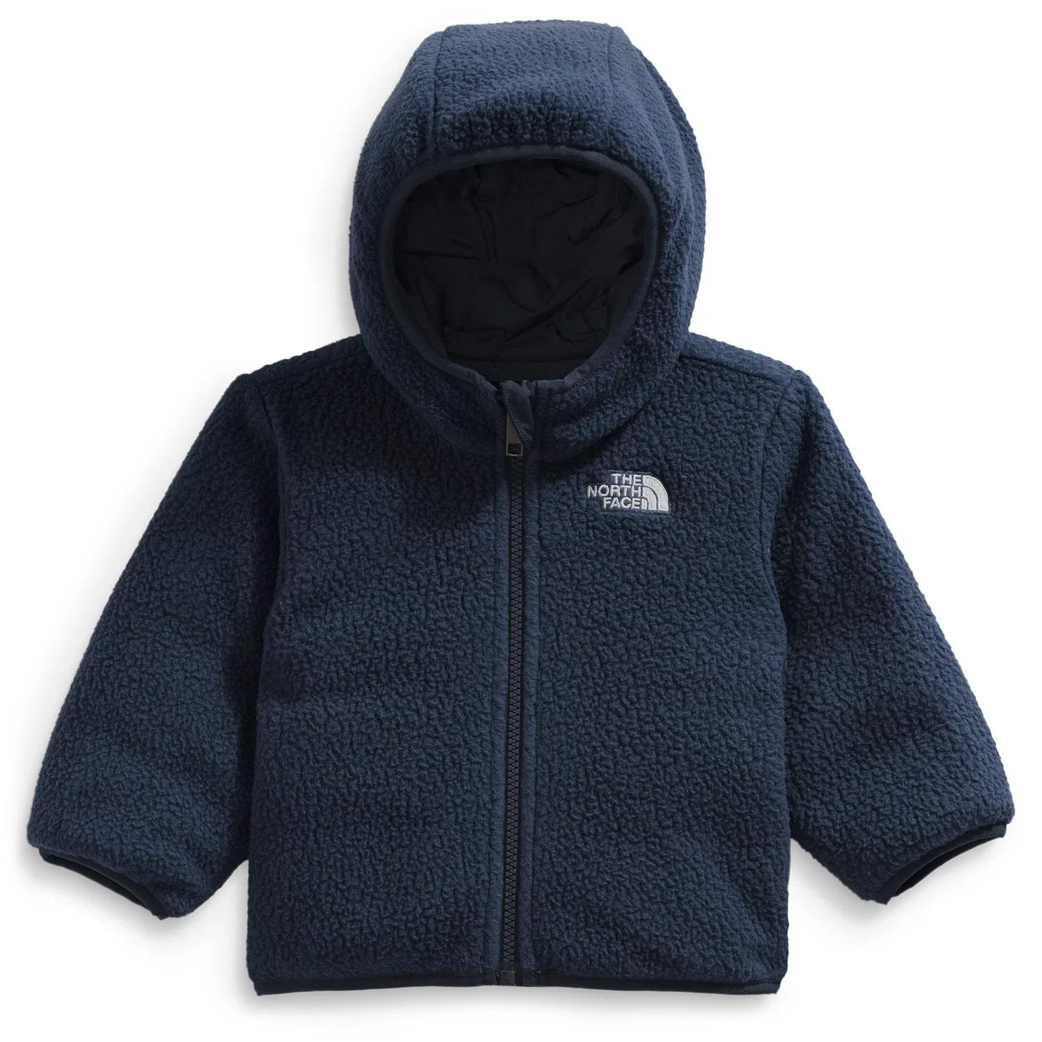 Куртка детская утепленная с капюшоном на молнии двусторонняя Shasta The North Face, Meridian Blue/Summit Navy — фото 4