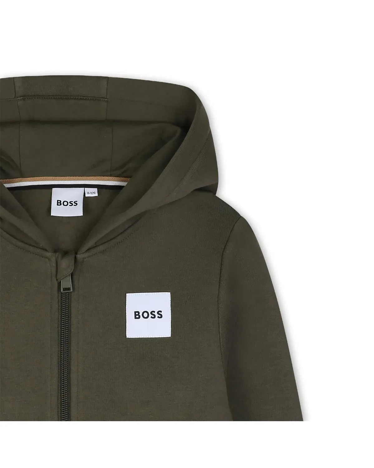 Детская худи для мальчиков с капюшоном Boss Kidswear, Verde — фото 2