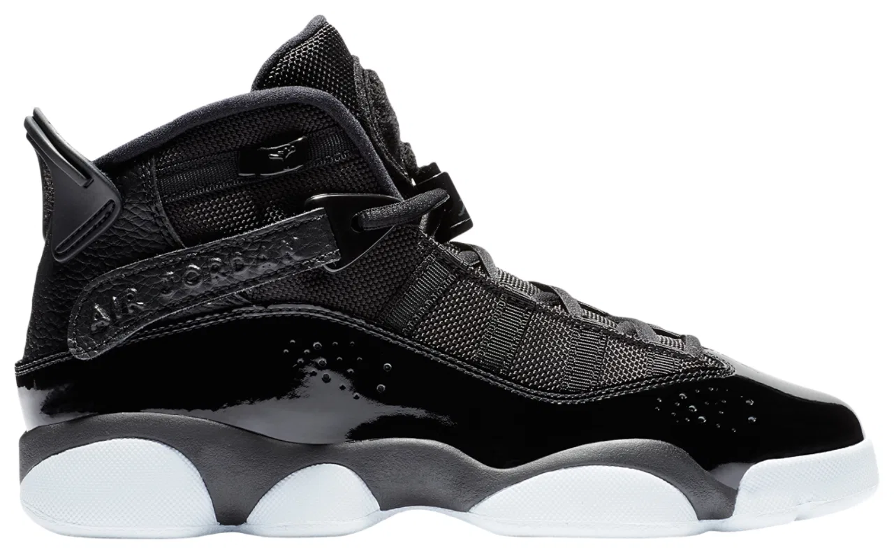 Детские кроссовки для мальчиков гибридные Jordan 6 Rings, черно-белый