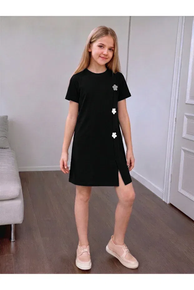 Детское платье для девочек хлопковое Uyguntarz, Black
