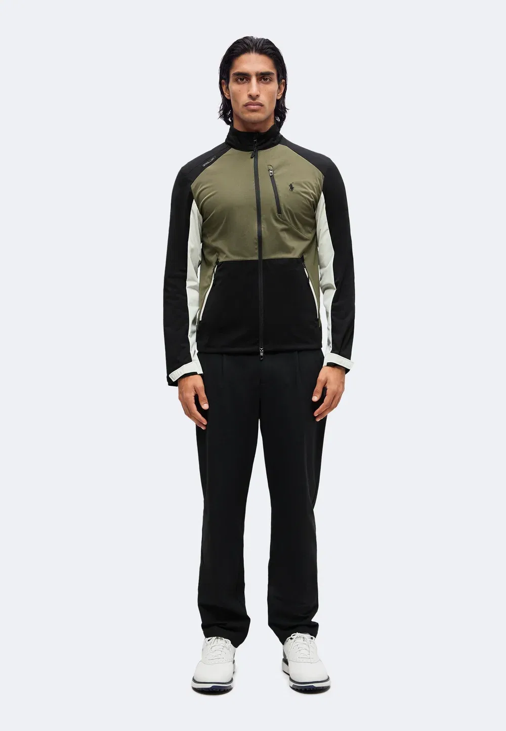 Куртка на молнии по всей длине - тренировочная куртка Polo Ralph Lauren, Ranger Green/Multi — фото 2