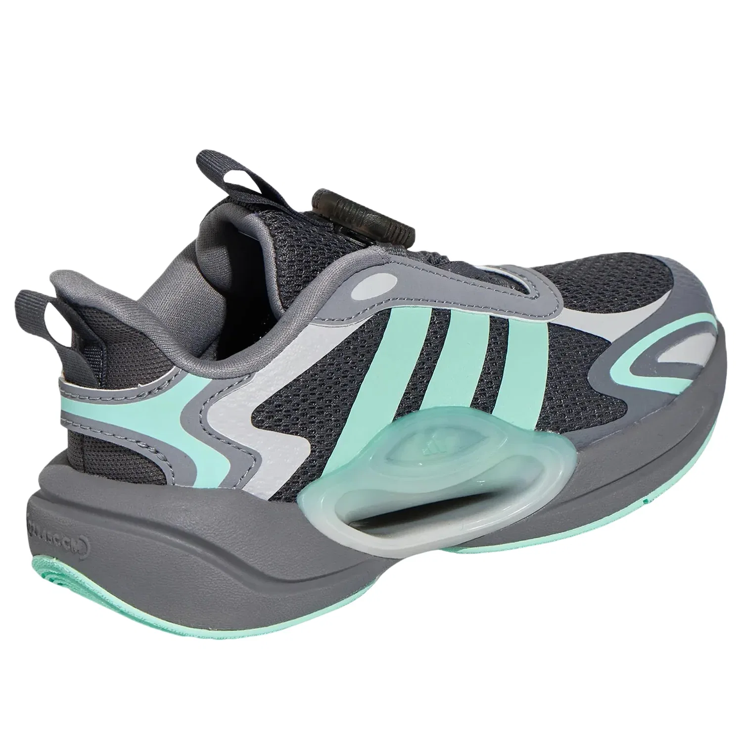 Детские кроссовки с сетчатым верхом Galaxy Scout 'Dark Grey Teal' adidas, Dark Grey/Teal — фото 4