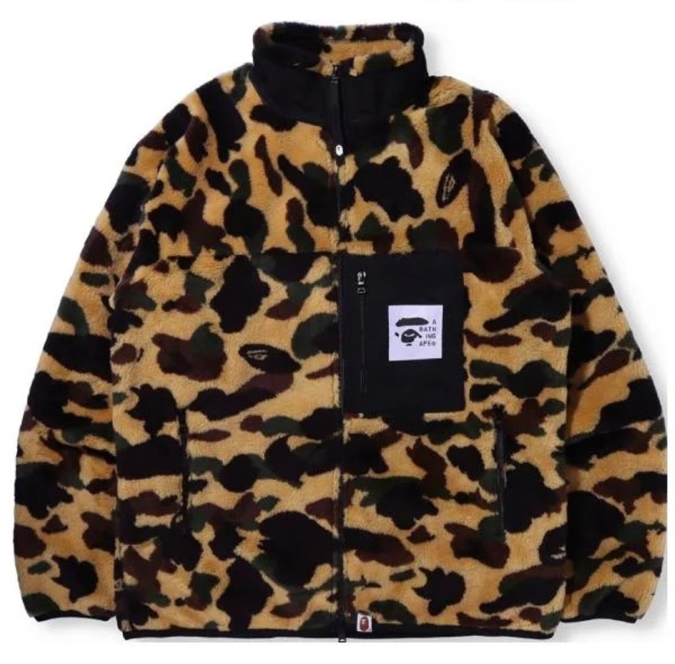 

Куртка A Bathing Ape Velvet, желтый