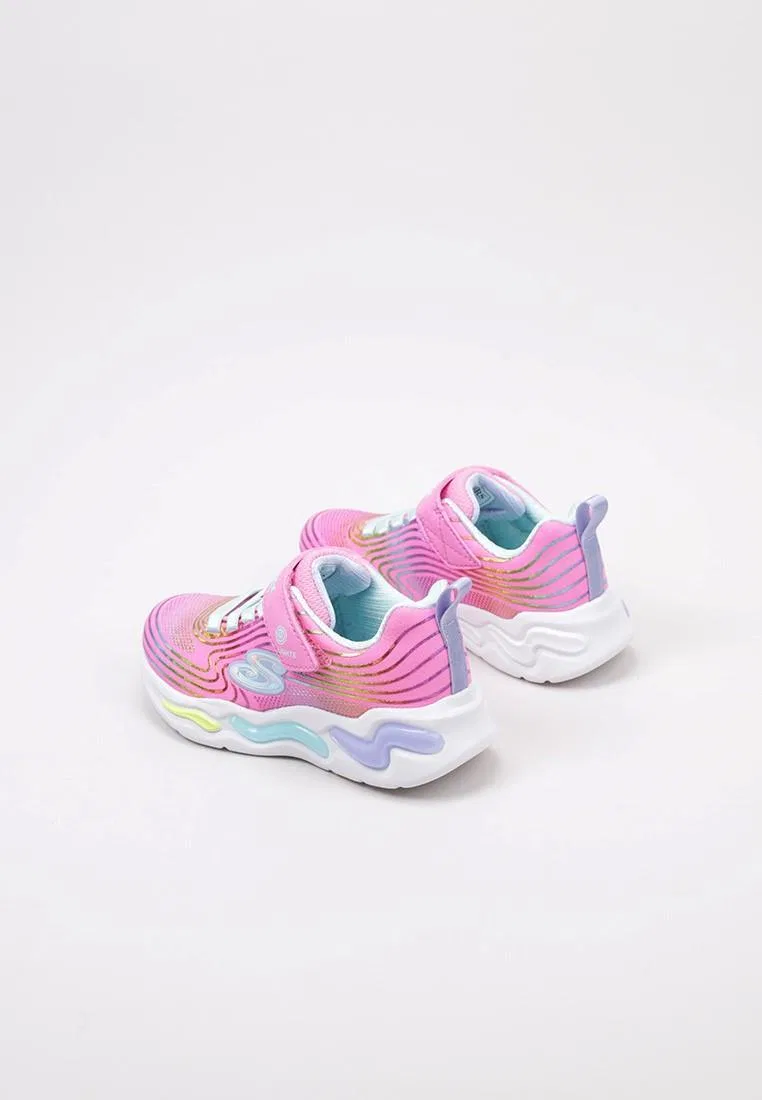 Детские кроссовки с подсветкой S-Lights Wavy Beams Skechers, Rosa — фото 4