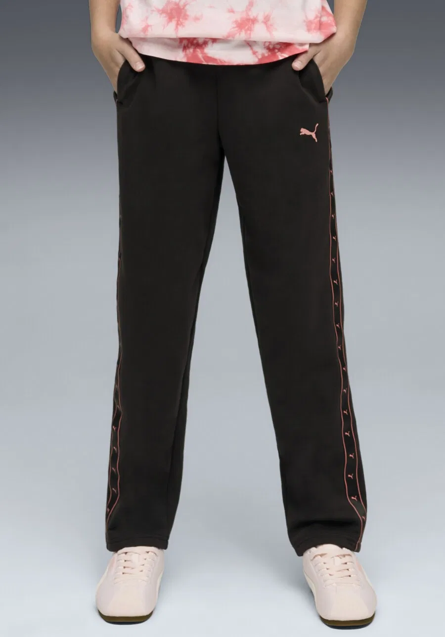 Спортивные брюки PUMA Regular Workout Pants 'Essentials' черного цвета — фото 3