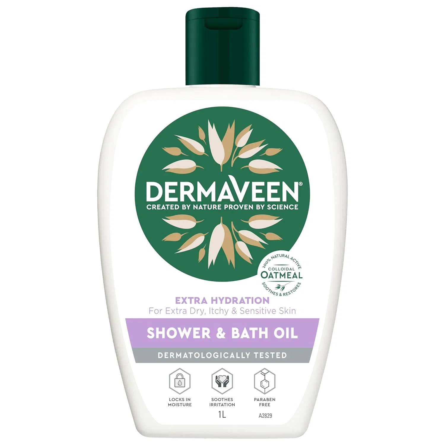 Масло для душа и ванны DermaVeen Extra Gentle, 1 л