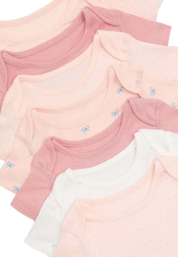 Боди с принтом Pure Bow Years Marks & Spencer, Apricot Mix, абрикосовый — фото 2