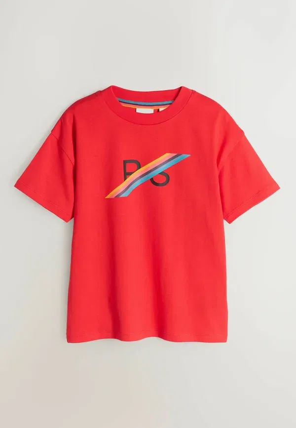 Футболки 3шт, хлопок, Regular fit, Paul Smith Junior, Red, White, белый/черный/красный — фото 2