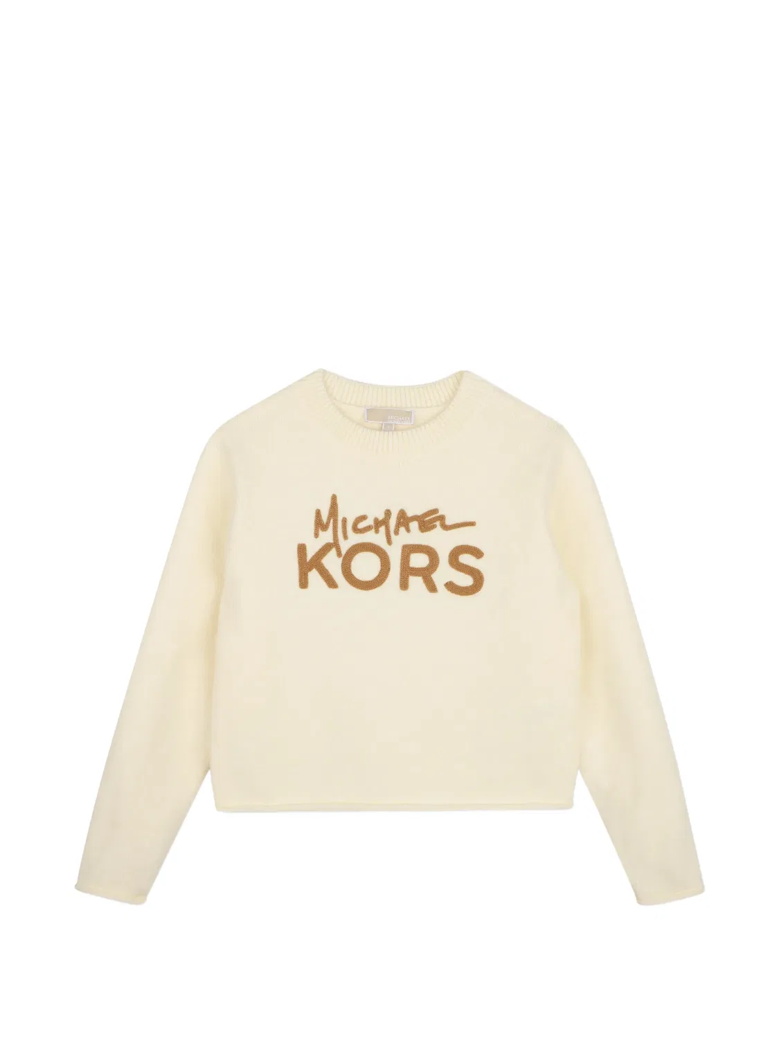 Michael Kors Толстовка с вышивкой логотипа, нейтральные тона