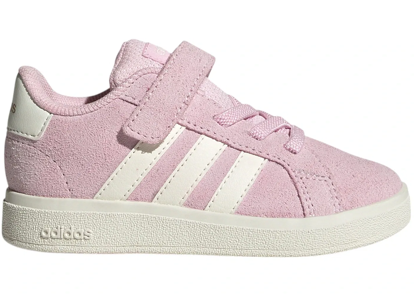 Детские кроссовки Lifestyle Adidas Grand Court 2.0, Clear Pink Off White Gold Metallic