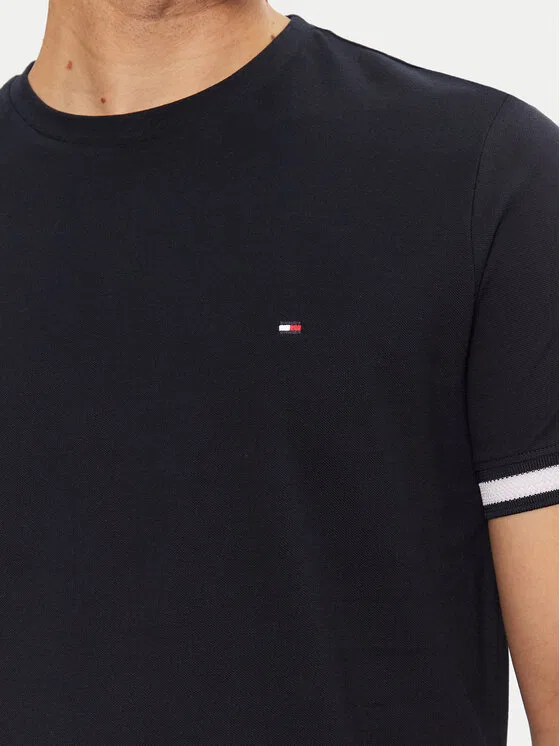 Футболка regular fit Global Stripe Tommy Hilfiger, темно-синий — фото 4