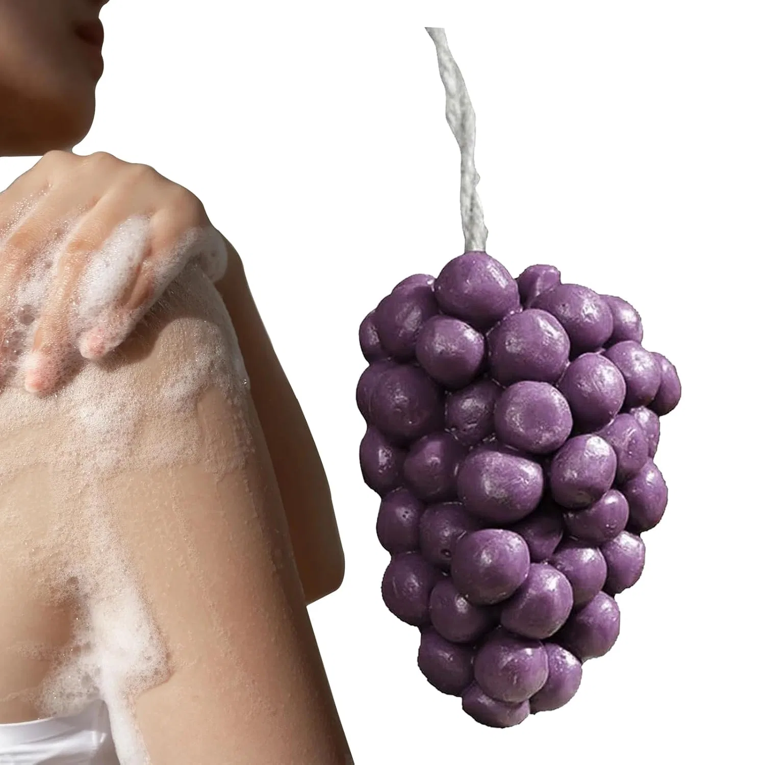 Мыло ручной работы Grape, Generisch, 1 шт, 5.7 x 8.9 см
