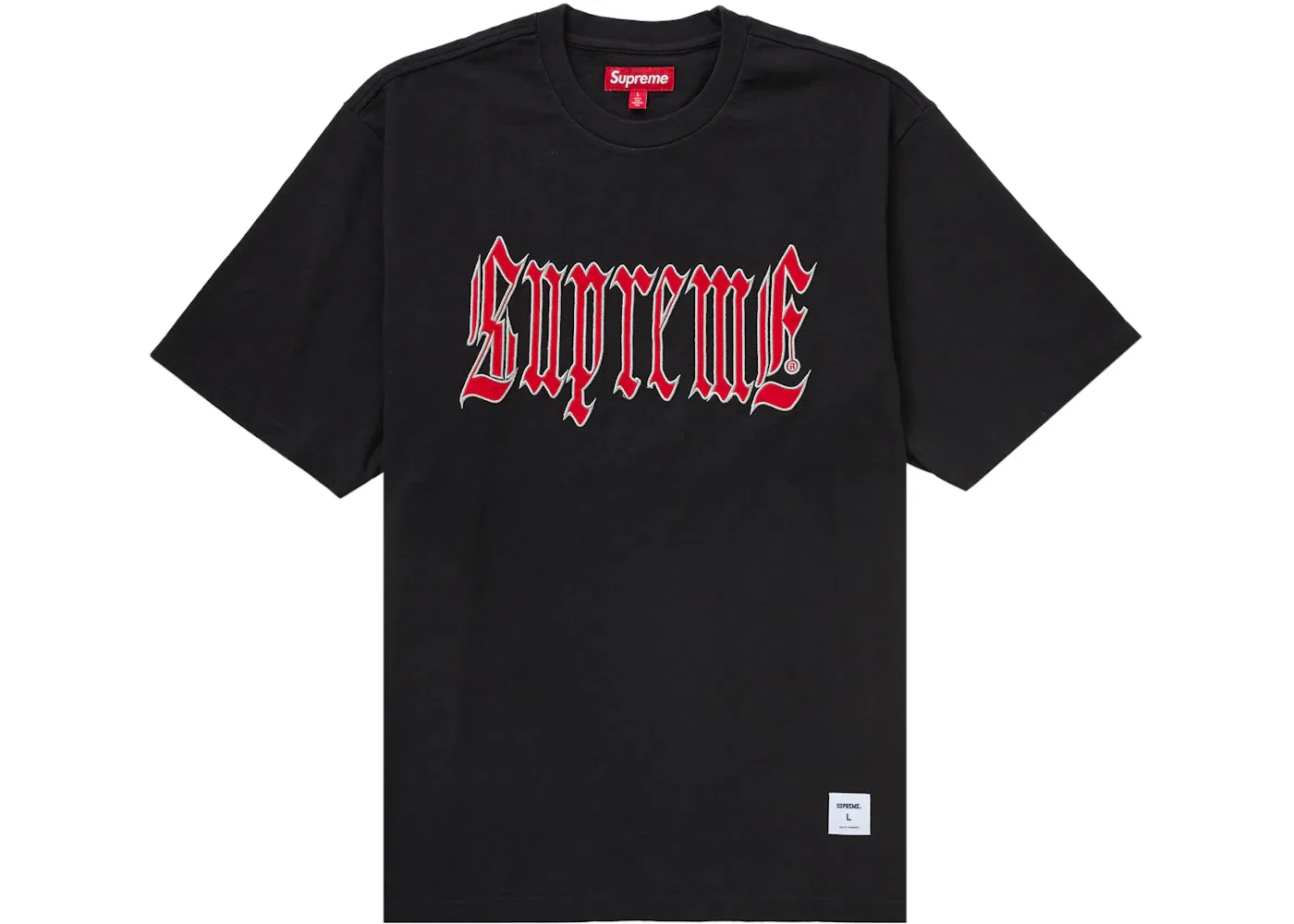Мужская футболка Supreme Old English S/S Top (SS24), Black