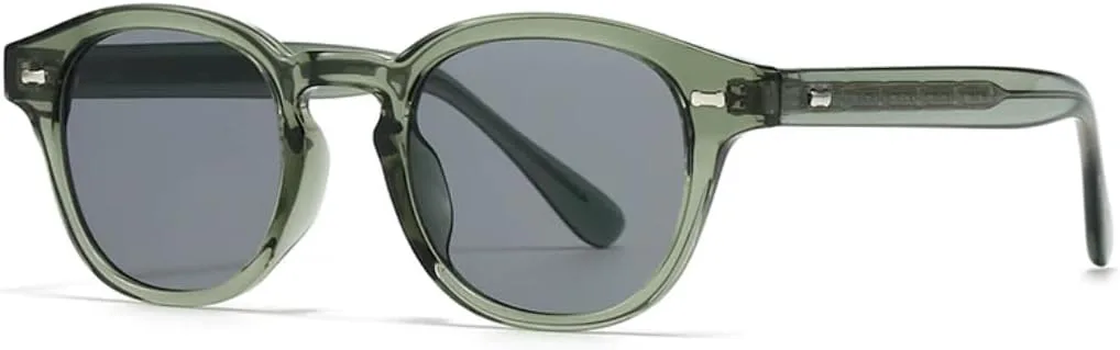 

Солнцезащитные очки с защитой UV400 | Круглая легкая оправа, цветные линзы | Для женщин и мужчин, для занятий спортом на открытом воздухе и вождения DSVIGF, Green