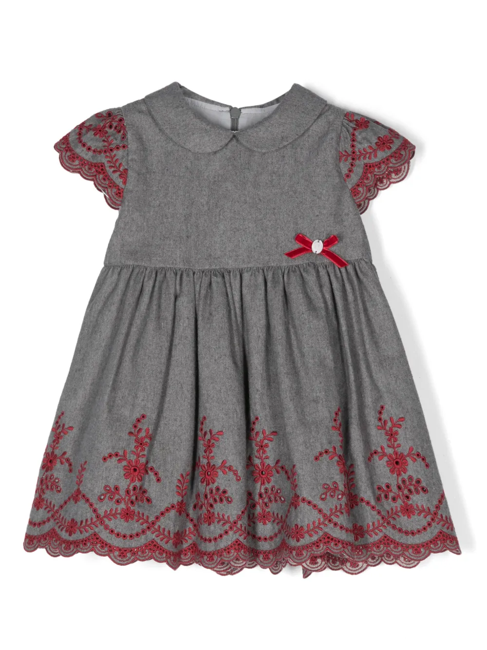 

Платье с логотипом Patachou, серый