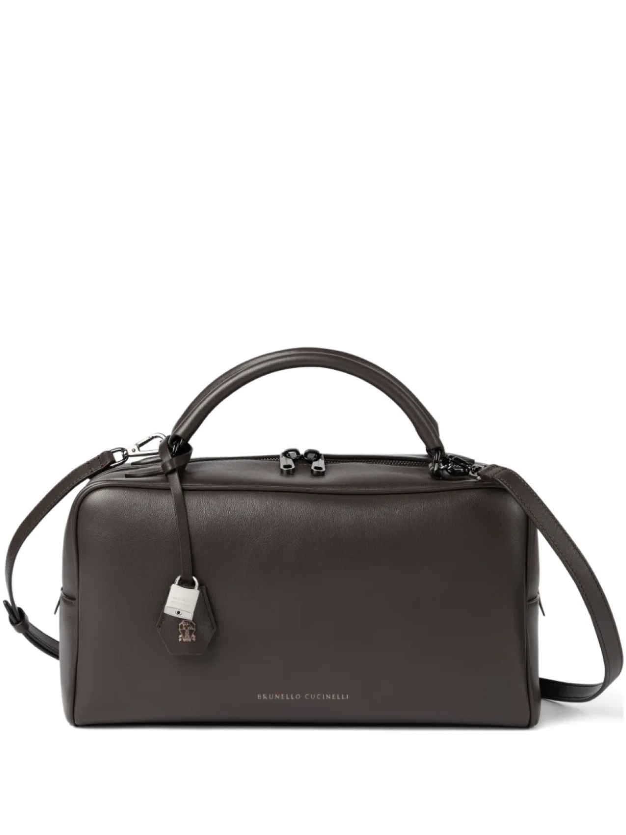 

Сумка-тоут Brunello Cucinelli Boston Explorer, коричневый