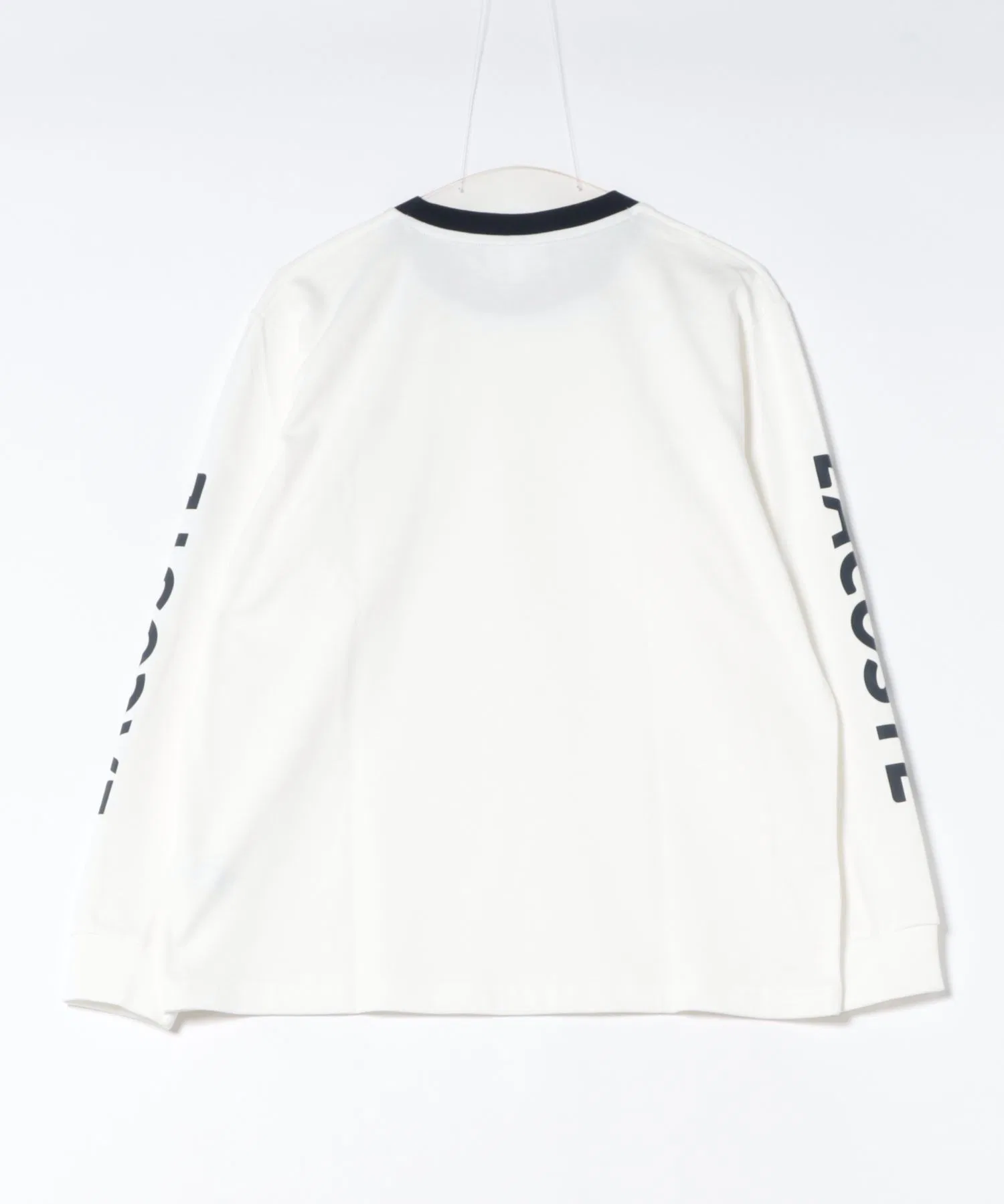 Мужская футболка Lacoste TH637599 с логотипом на рукаве, белый — фото 2