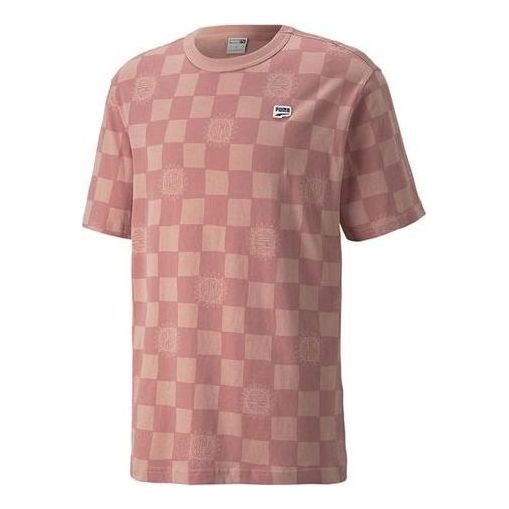 

Футболка downtown aop tee 'pink' Puma, розовый