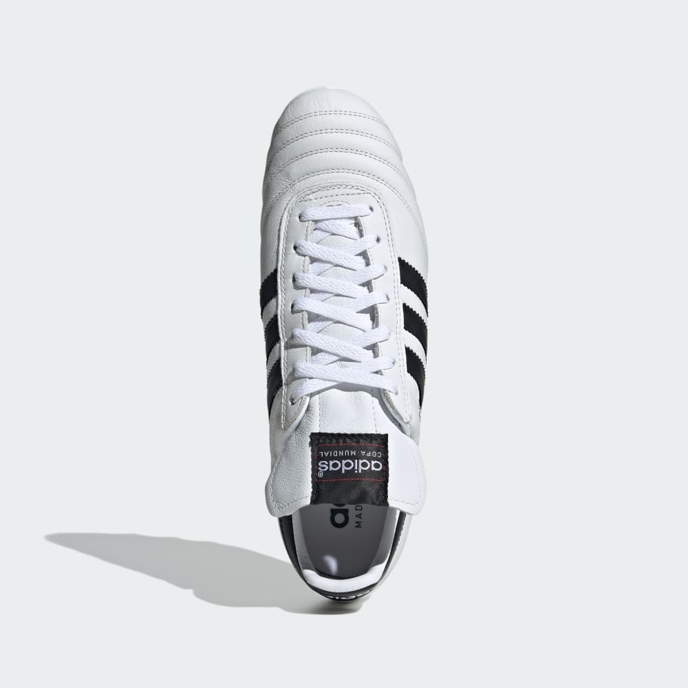 Бутсы Adidas Copa Mundial Firm Ground Cleats, цвет Core Black/Cloud White/Collegiate Red — фото 3