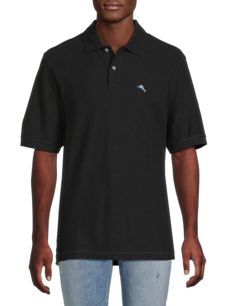 

Поло с коротким рукавом Marlin Around Tommy Bahama, черный