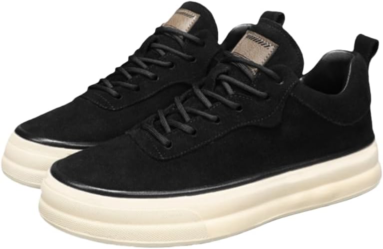 

Мужские модные спортивные кроссовки - шнуровка, толстая подошва, повседневные кеды с ПВХ подошвой. Комфортные и мягкие. Подходят для повседневного использования или работы в любое время года Spkfhd, черный